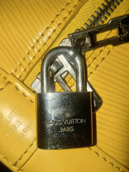 Louis Vuitton Alma PM Epi Leather Handbag — Citron Yellow