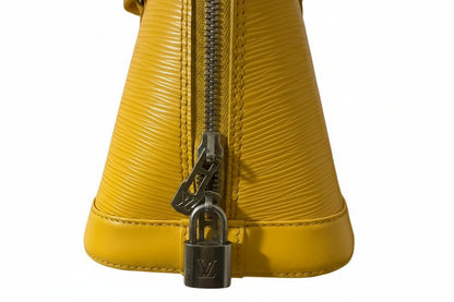 Louis Vuitton Alma PM Epi Leather Handbag — Citron Yellow
