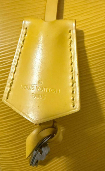 Louis Vuitton Alma PM Epi Leather Handbag — Citron Yellow