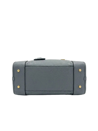 Loewe Amazona 36 Muted Blue-Grey Pebbled Calfskin Bag