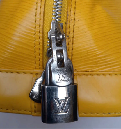 Louis Vuitton Alma PM Epi Leather Handbag — Citron Yellow