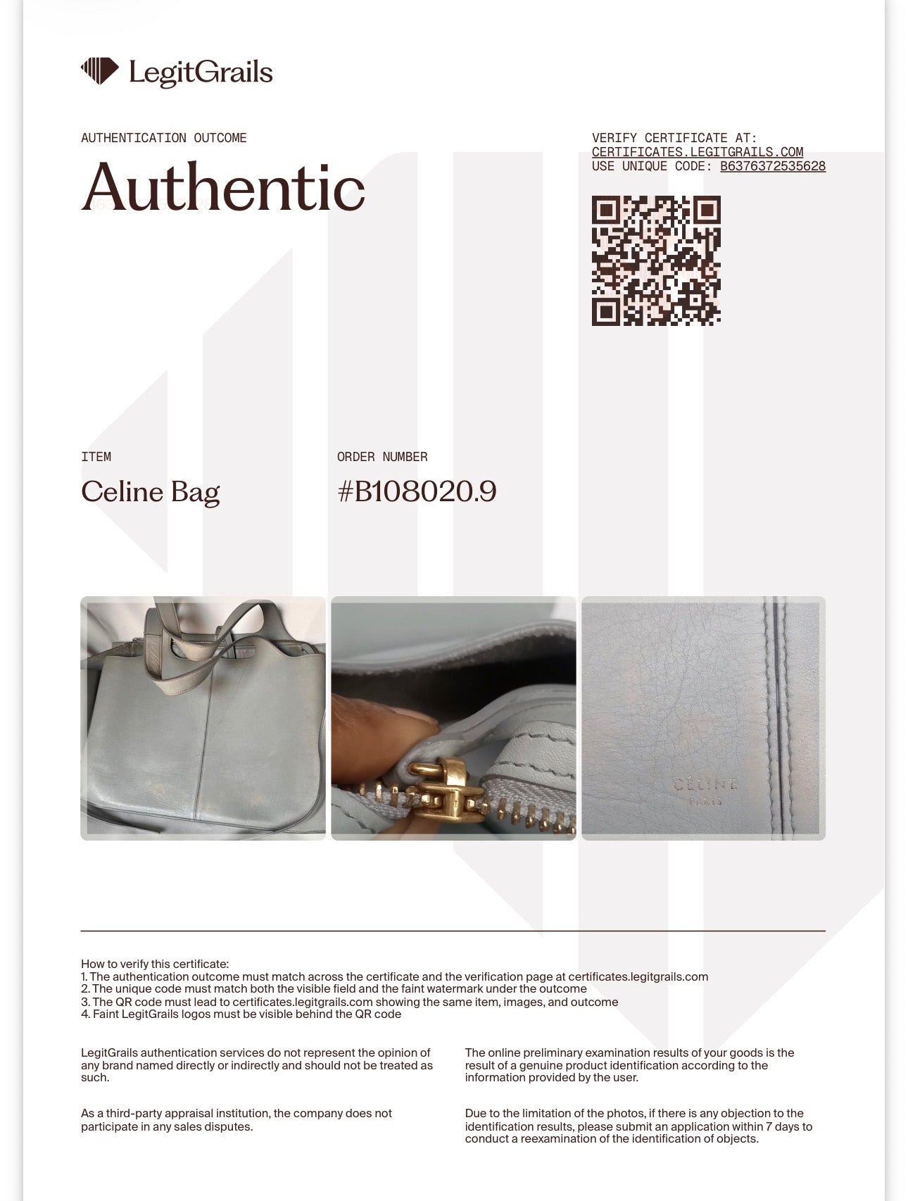 Celine Tri‑Fold Tote Bag