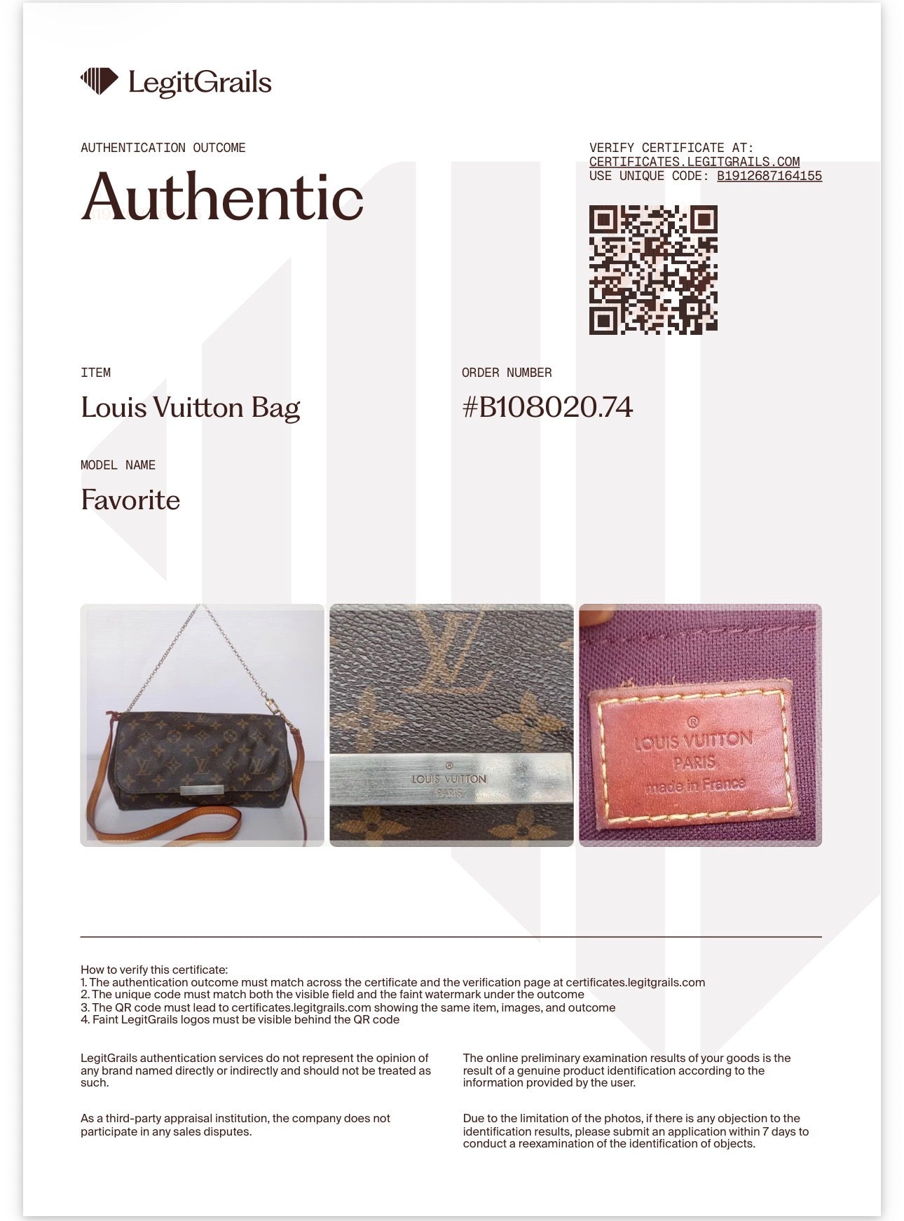 Louis Vuitton Monogram Favorite MM