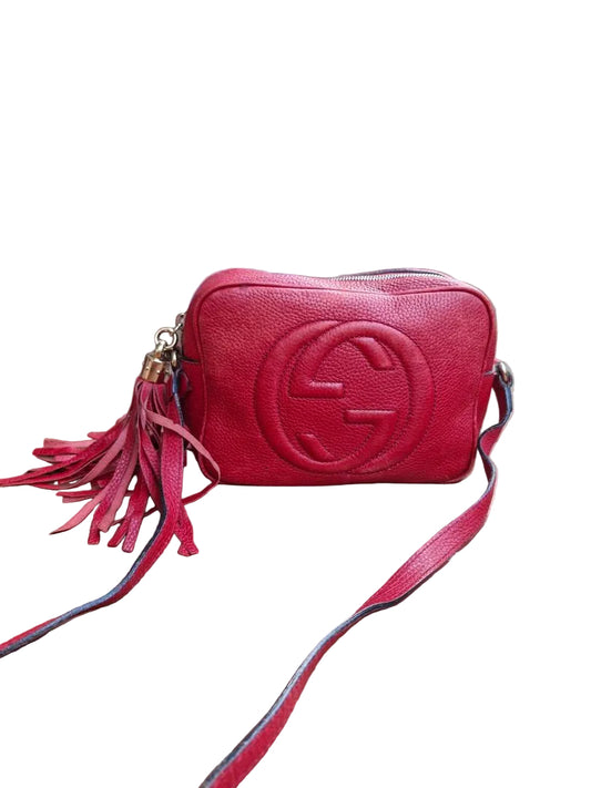 Gucci Soho Disco Bag in Classic Red