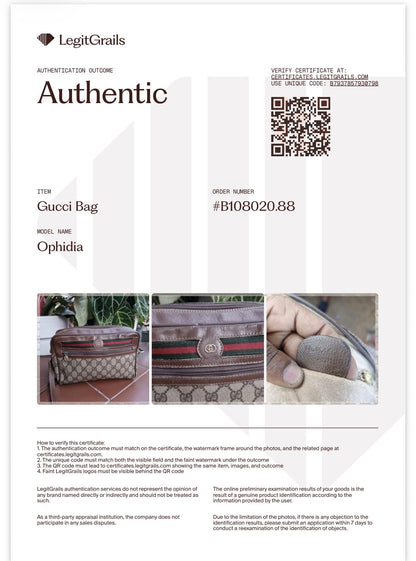 Vintage Gucci Sherry Line GG Supreme Bag
