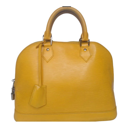 Louis Vuitton Alma PM Epi Leather Handbag — Citron Yellow