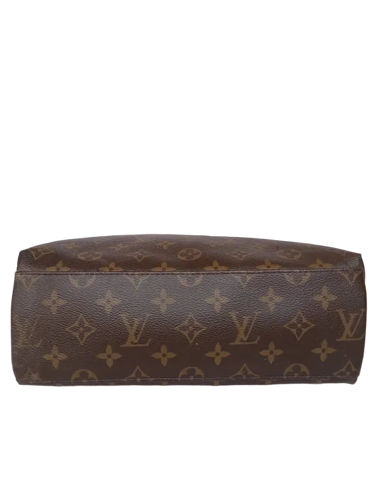 Louis Vuitton Tuileries Hobo — Monogram Canvas with Green and Pink Leather Trim