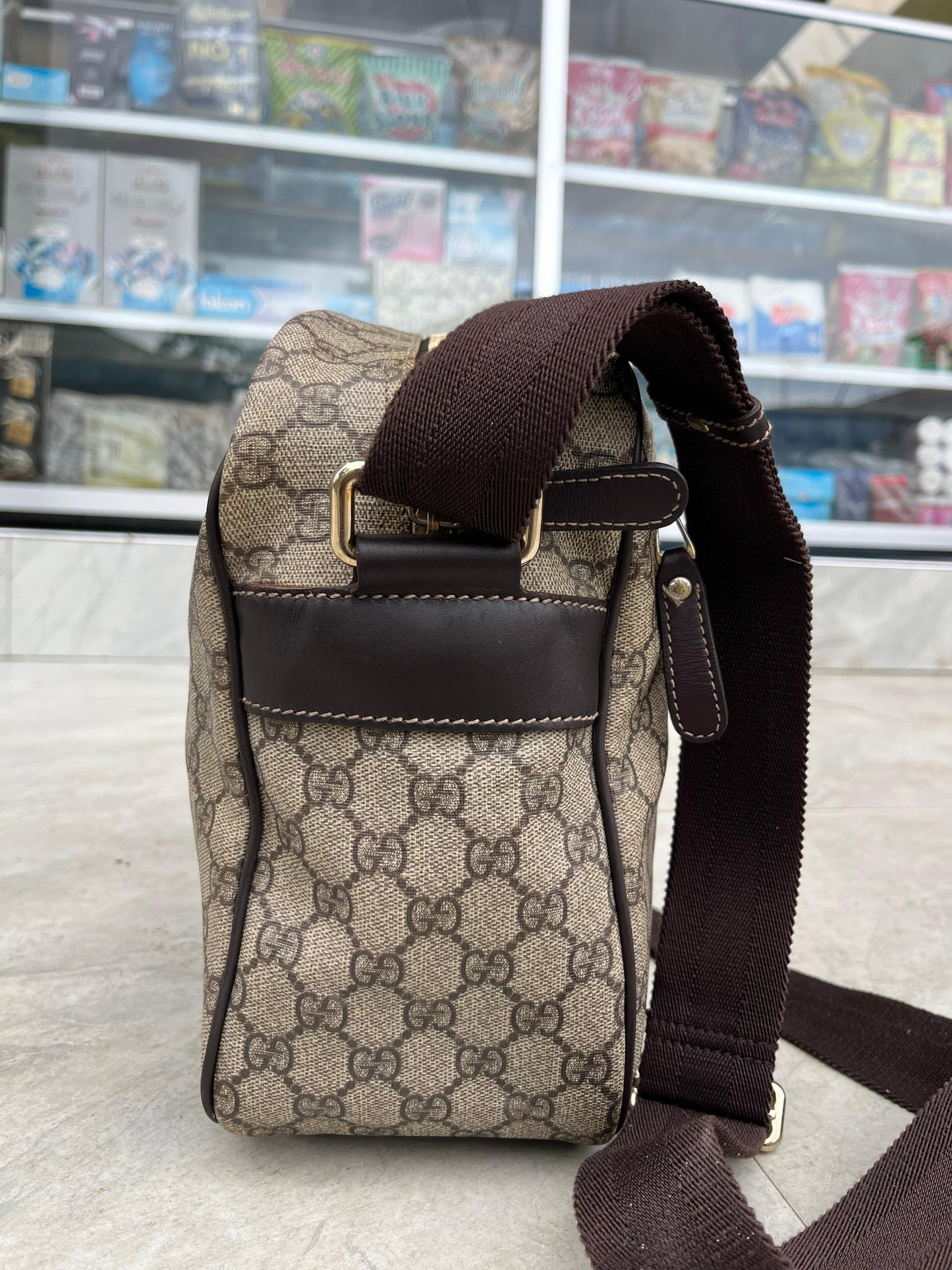 Gucci GG Supreme Messenger Bag